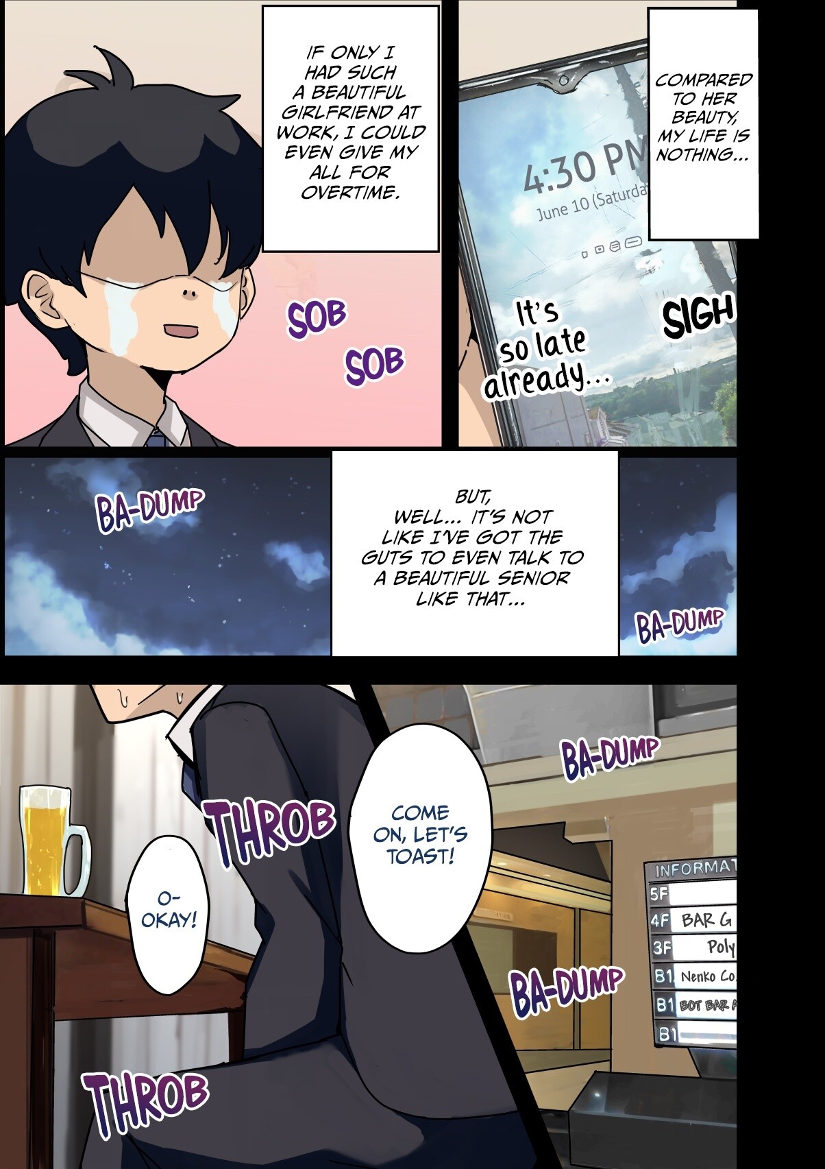 Hentai Manga Comic-How I Got Lucky and Banged the Company's Madonna-Read-4